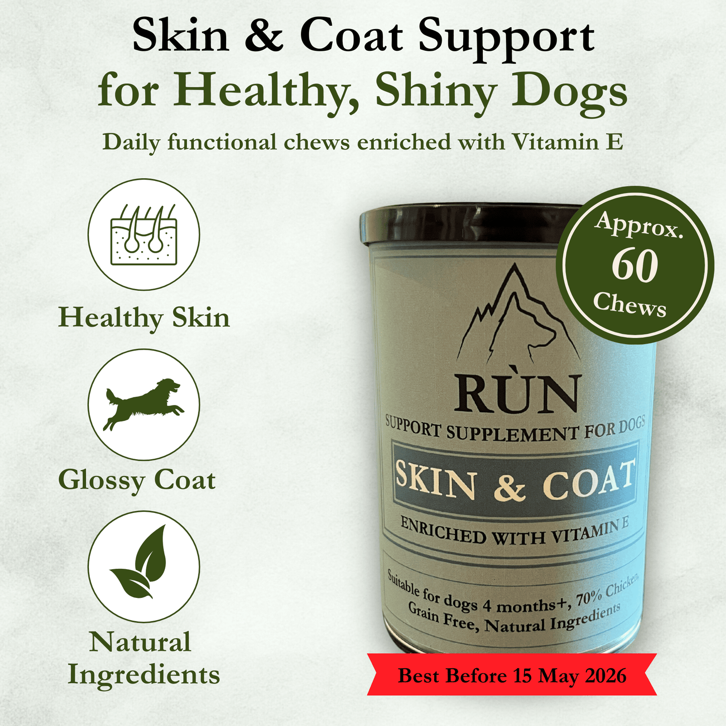 Supplement Chews - Rùn Dog Food