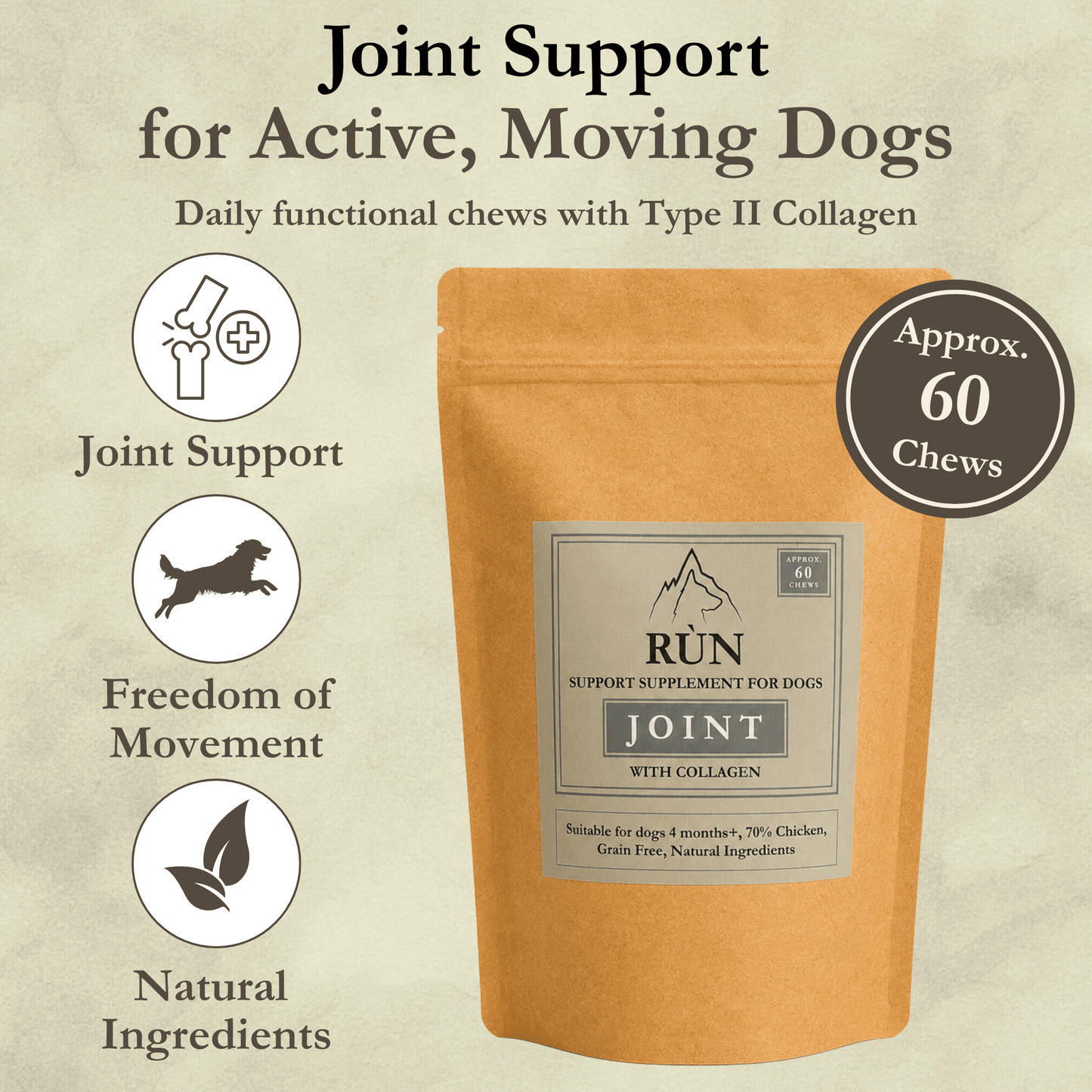 Supplement Chews - Rùn Dog Food